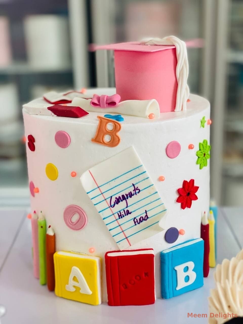 Custom Cake Design — Meem Delights